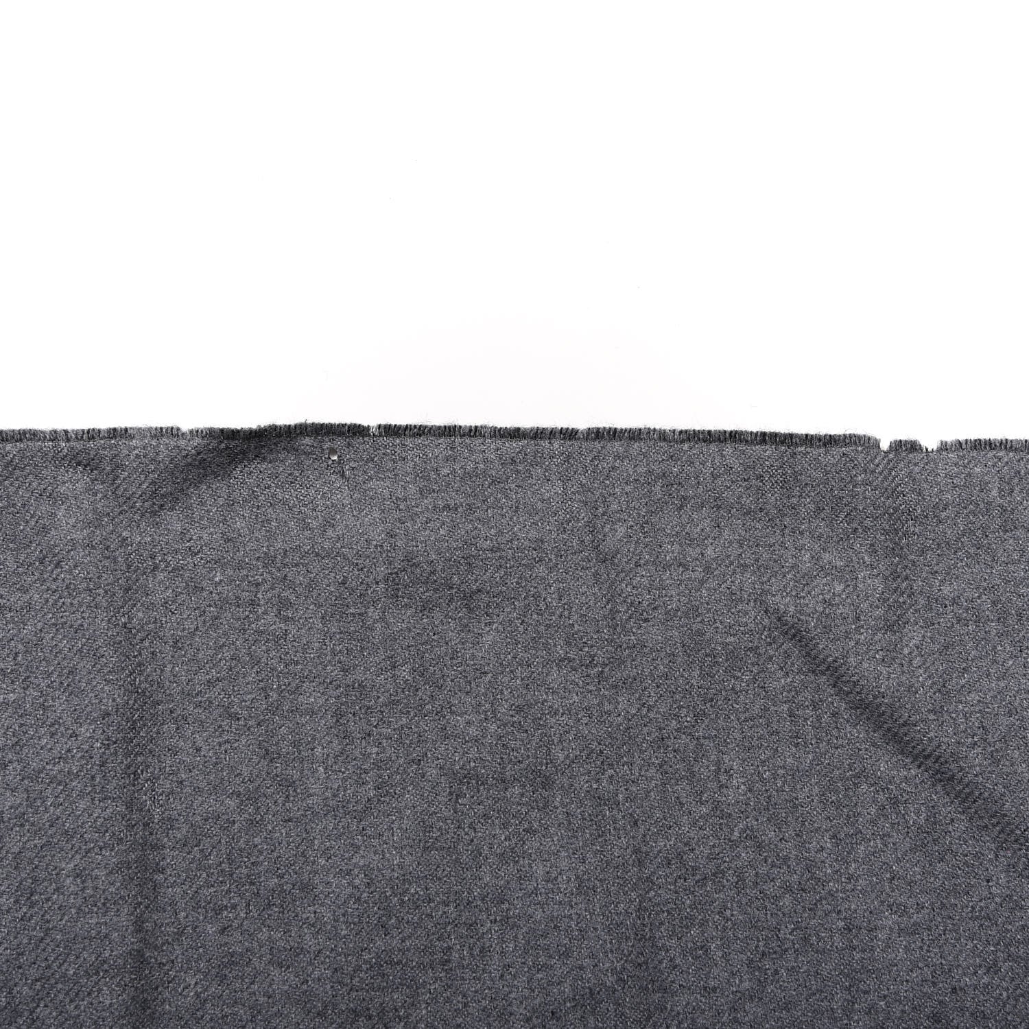 Gucci Wool GG Monogram Lonar Scarf Grey 5 of 5
