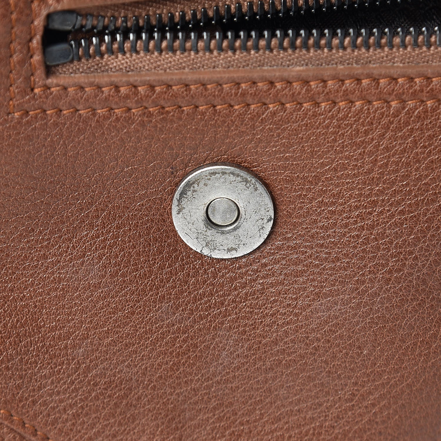 Christian Dior Calfskin Braided Gaucho Double Saddle Bag Brown 16 of 23