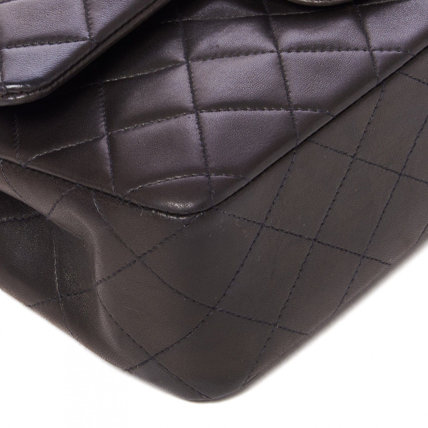 Chanel Lambskin Quilted Small Double Flap Black 5 of 9