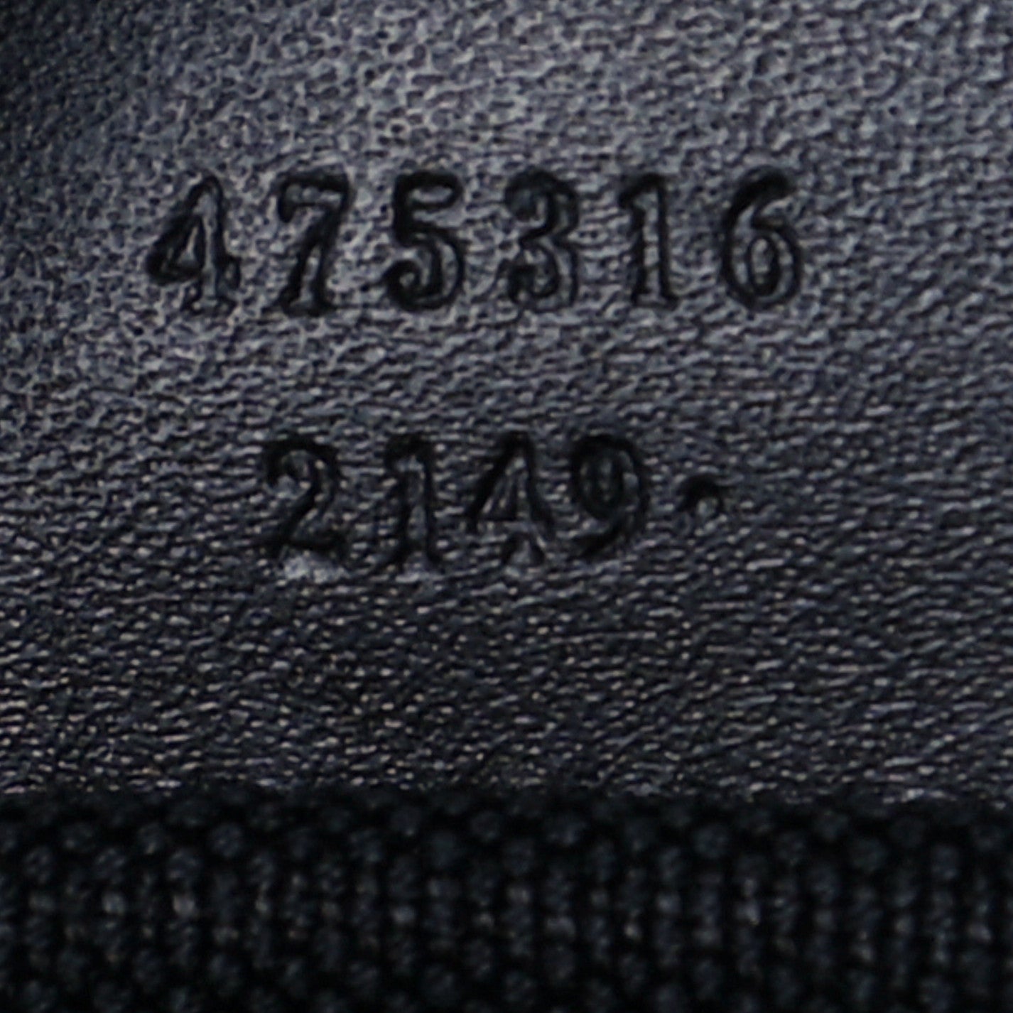 GG Supreme Monogram Selleria Calfskin Web New Web Cosmetic Case Black