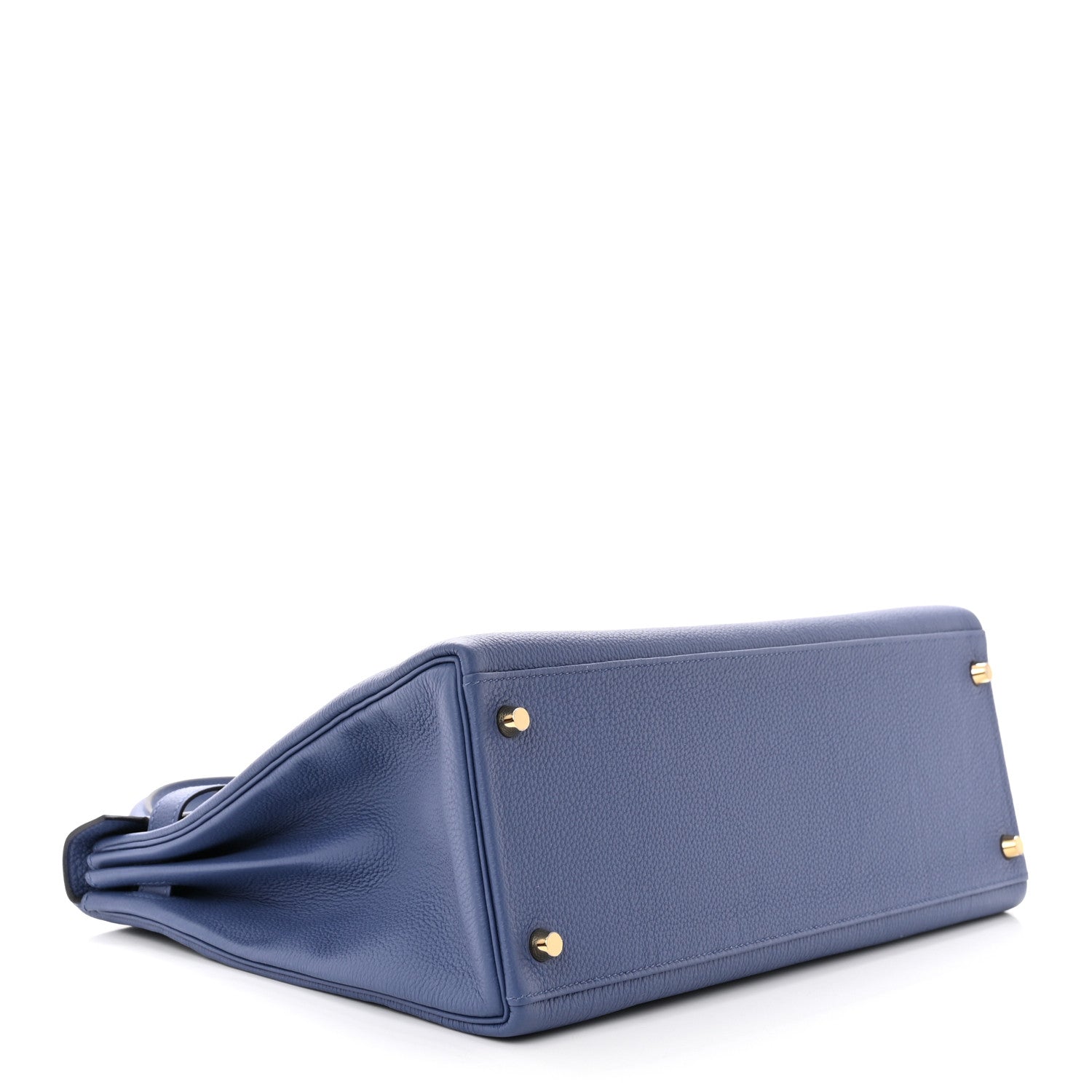 Hermes Togo Kelly Retourne 35 Bleu Brighton 4 of 11