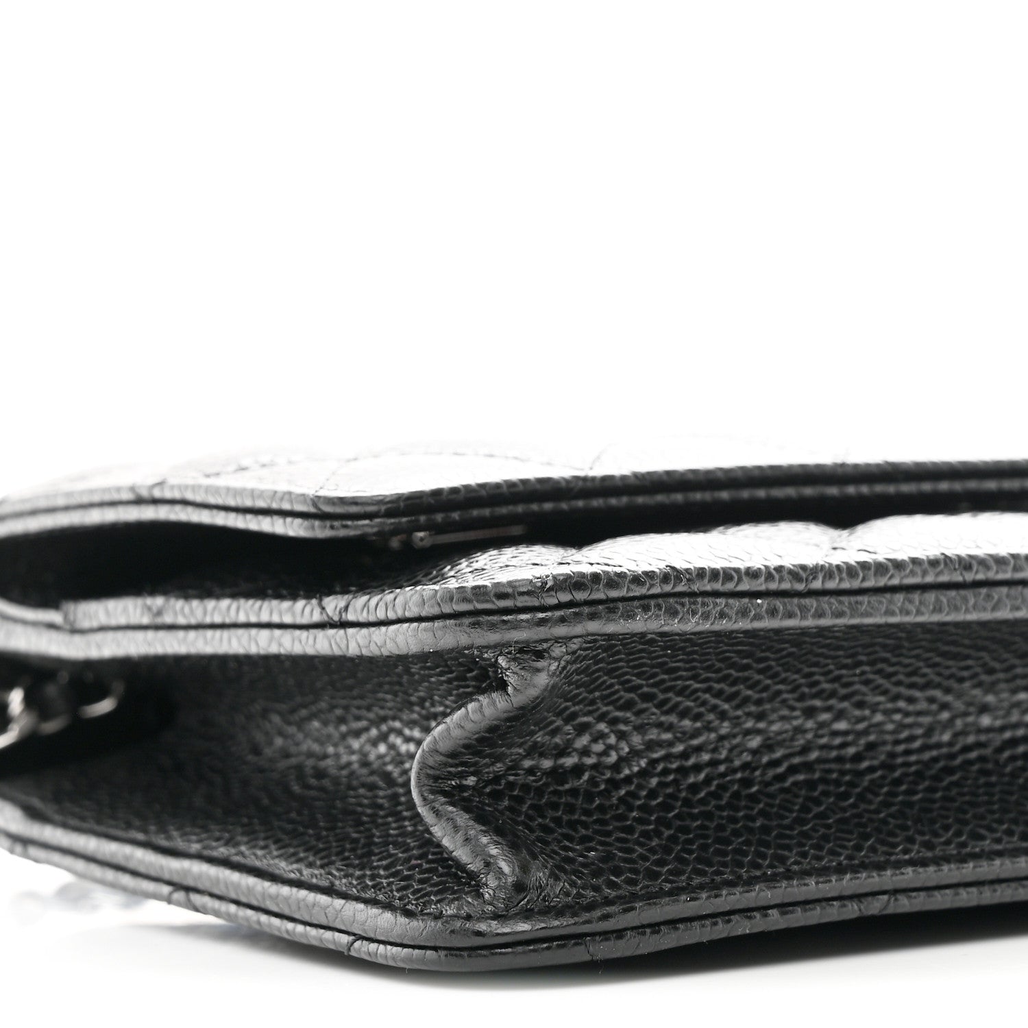 Chanel Caviar Quilted Wallet on Chain WOC Black 10 of 12