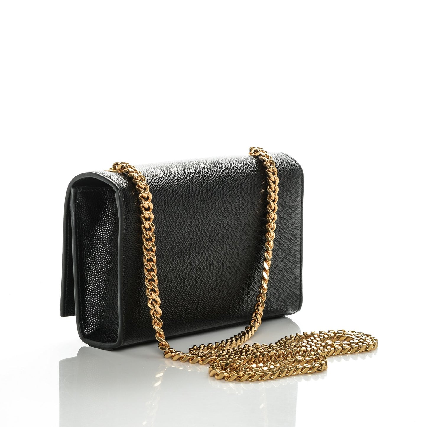 Grain De Poudre Small Monogram Kate Satchel Black