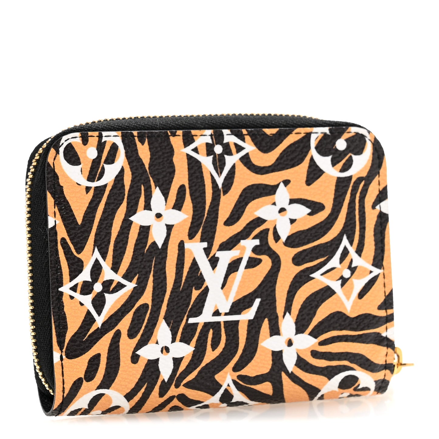 Monogram Giant Jungle Zippy Coin Purse Black