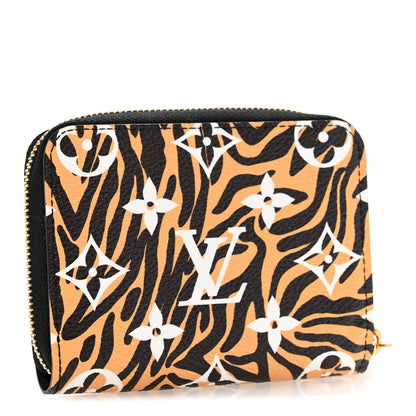 Louis Vuitton Monogram Giant Jungle Zippy Coin Purse Black 3 of 9