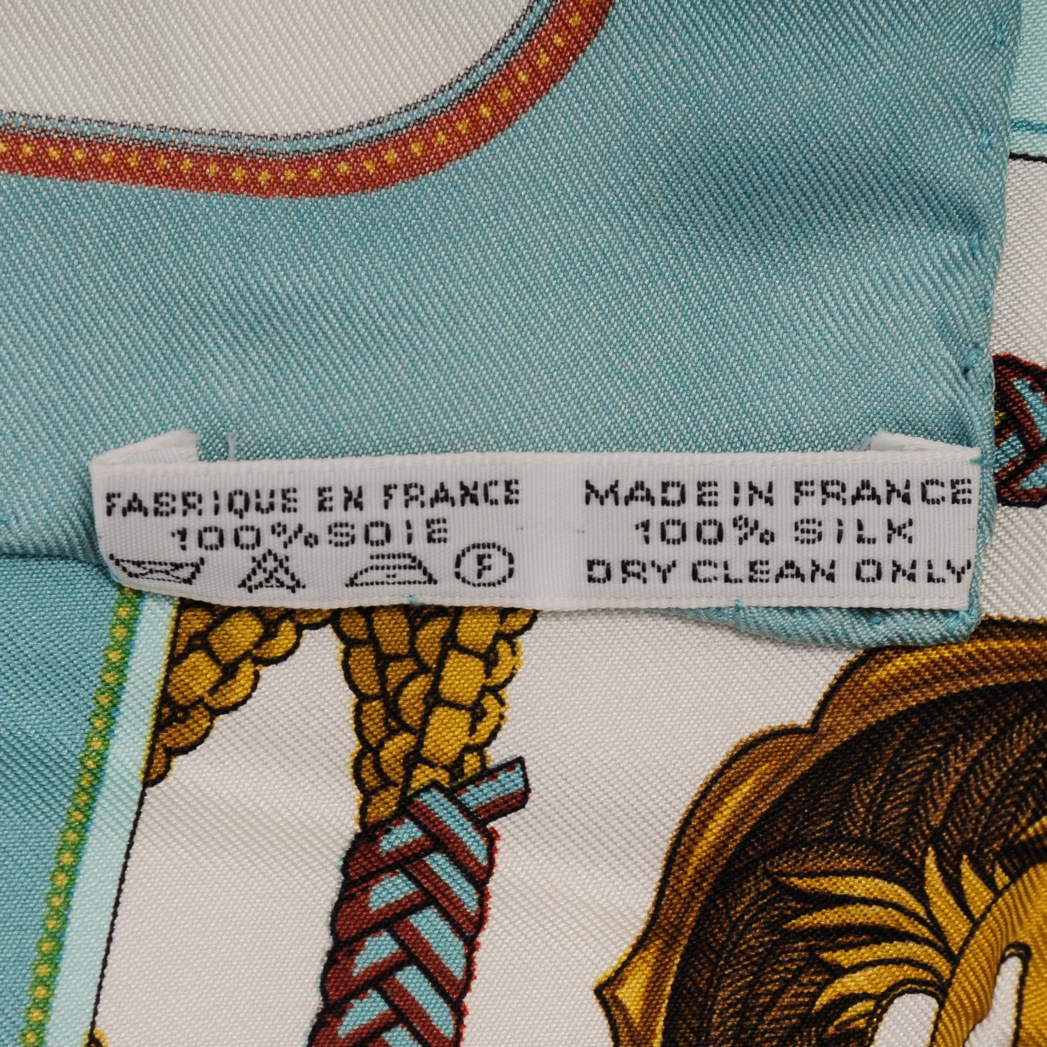 Hermes Silk Twill Tsubas Pocket Square Scarf 6 of 9