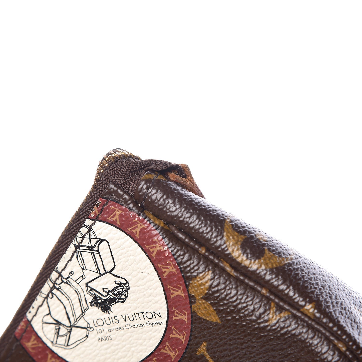 Louis Vuitton Monogram Stamp Mini Pochette Accessories 9 of 9