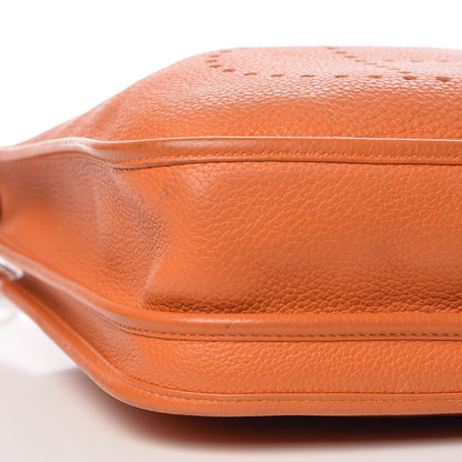 Hermes Taurillon Clemence Evelyne III PM Orange 8 of 15