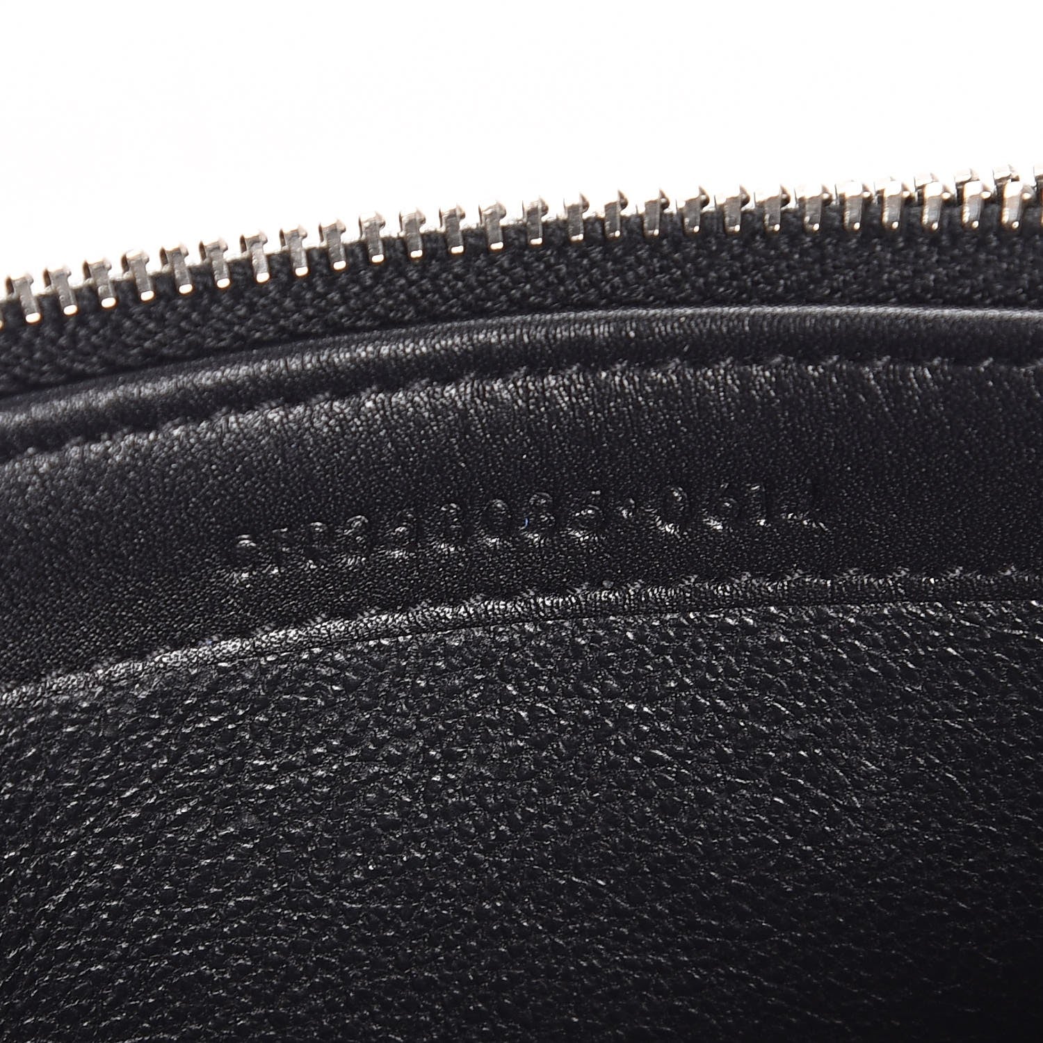 Saint Laurent Calfskin Matelasse Chevron Monogram Flap Wallet Black 5 of 9