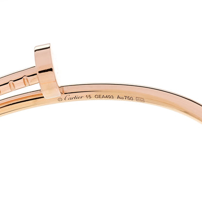 Cartier 18K Pink Gold Small Juste Un Clou Bracelet 15 3 of 4