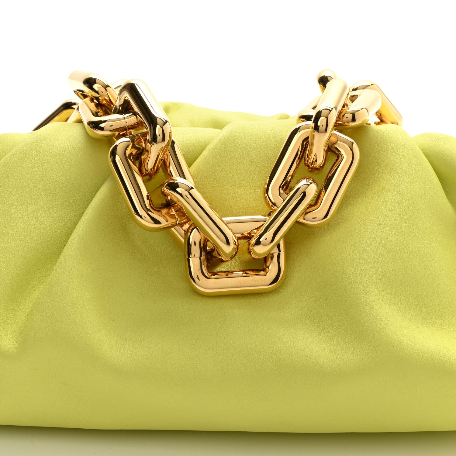Bottega Veneta Calfskin The Pouch Chain Seagrass 8 of 10