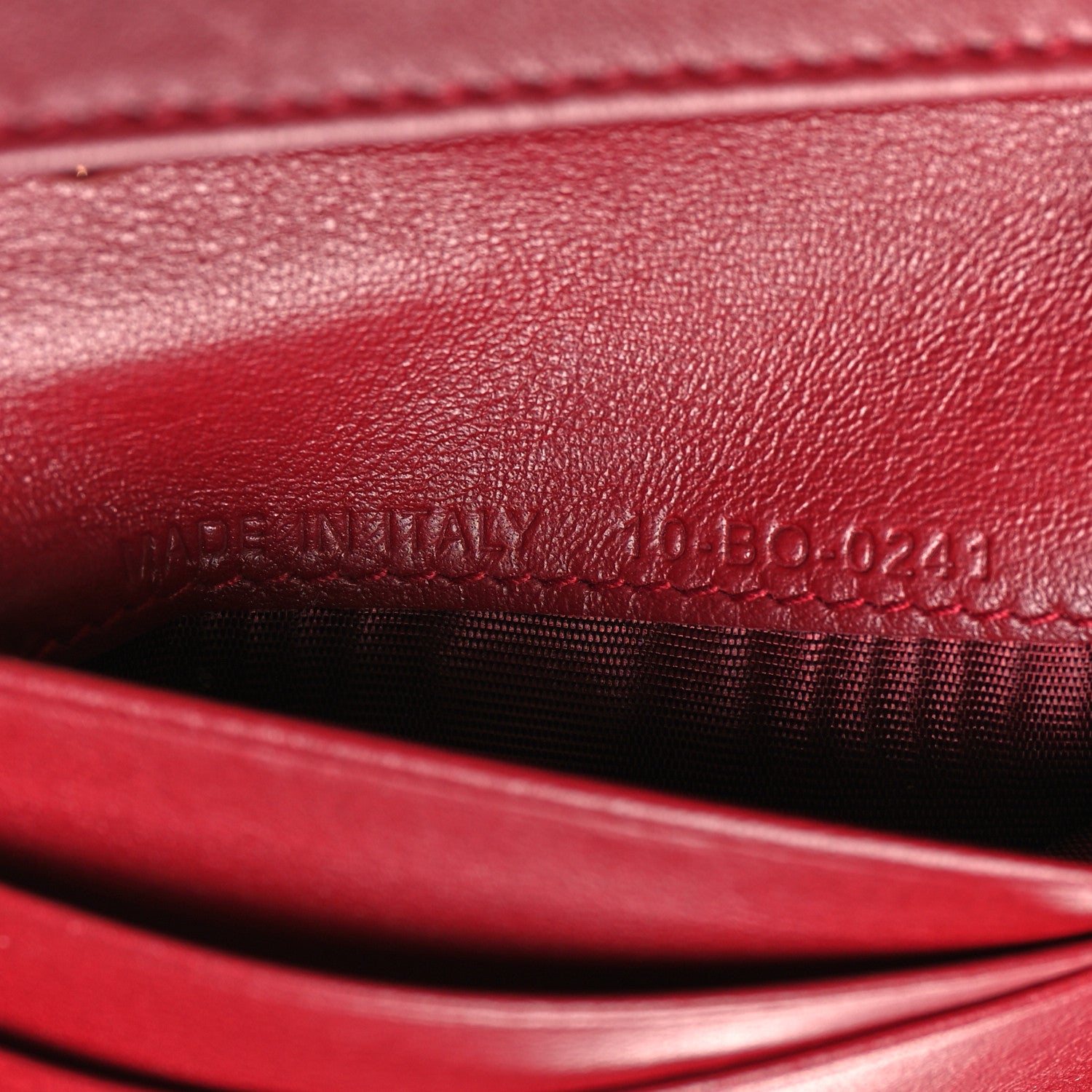 Christian Dior Patent Cannage Mini Lady Dior Wallet Cherry Red 8 of 12