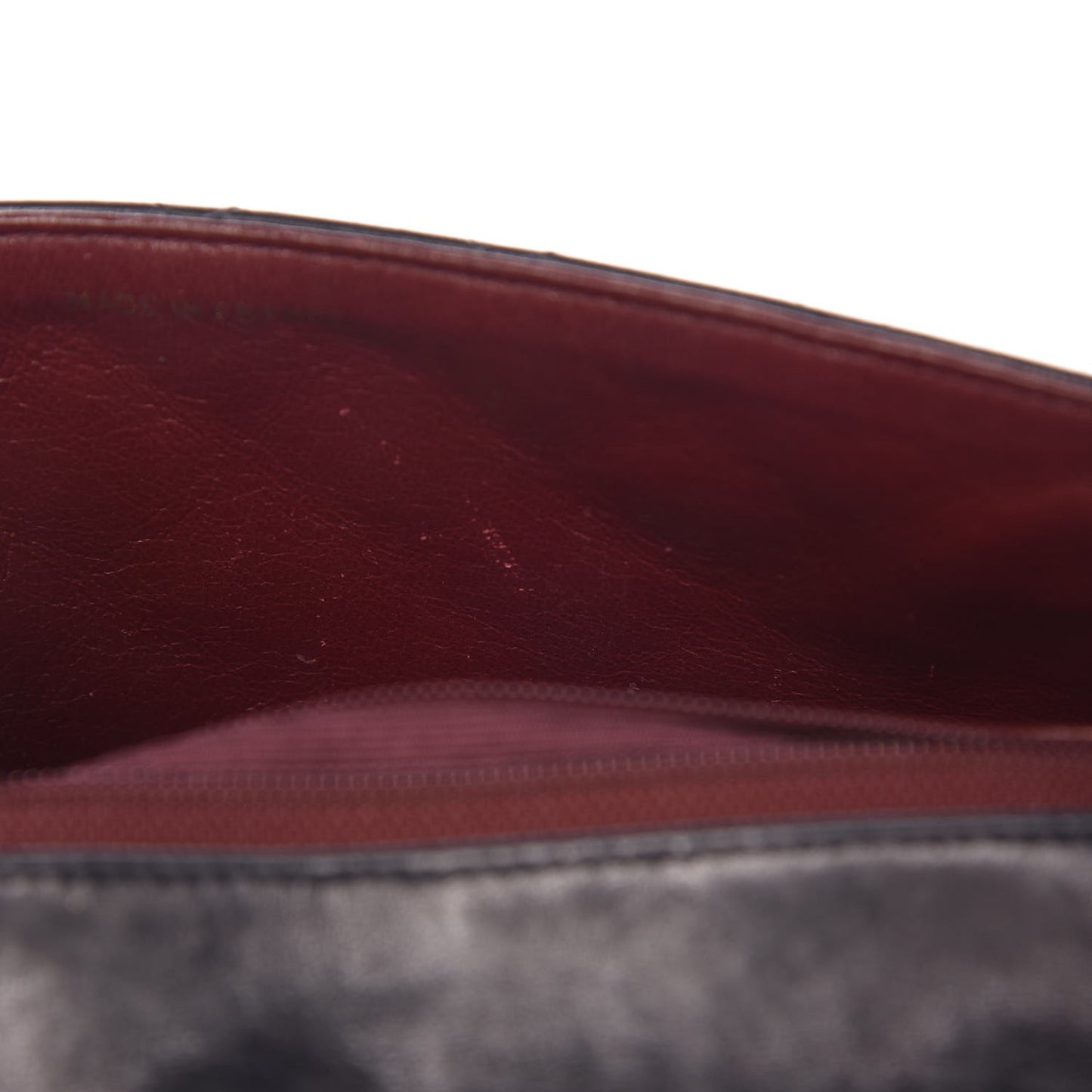 Lambskin Quilted Mini Square Flap Bag Navy