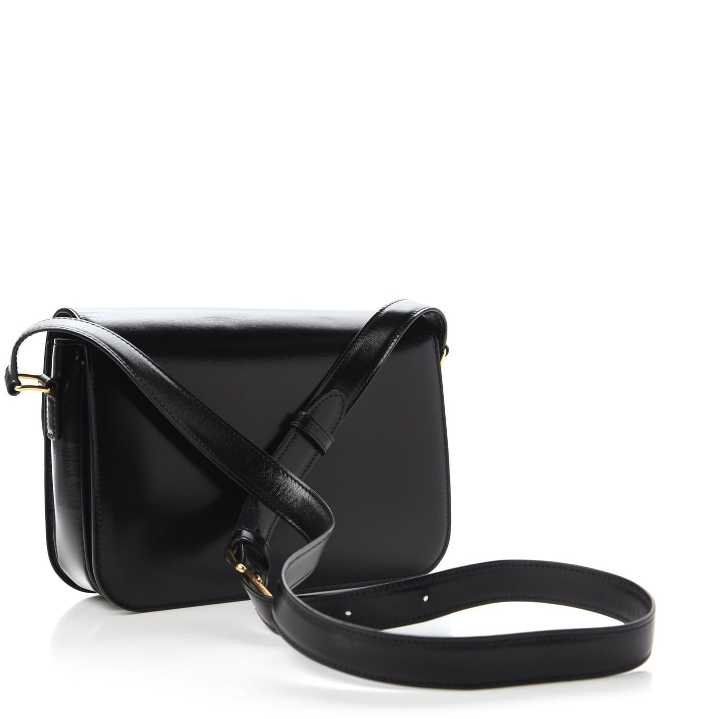 Shiny Calfskin Medium Triomphe Black