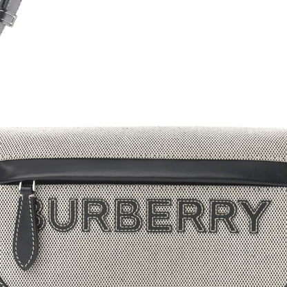 Burberry Canvas Horseferry Print Small Olympia Shoulder Bag Black 6 of 13