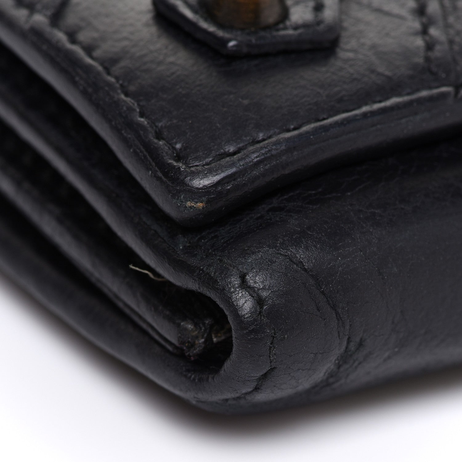 Balenciaga Agneau Classic Hardware Money Wallet Black 8 of 11
