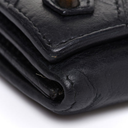 Balenciaga Agneau Classic Hardware Money Wallet Black 8 of 11