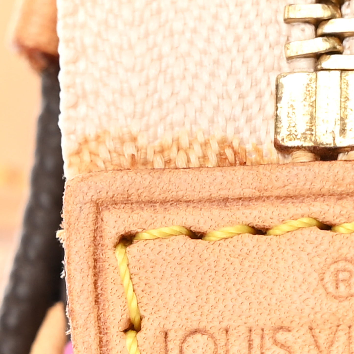 Monogram Cherry Blossom Pochette Accessories Brown