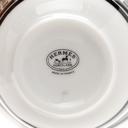 Hermes Porcelain H Deco Mini Cup Set Of 2 5 of 6