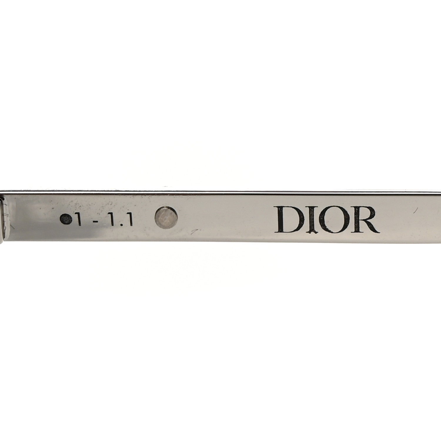 Christian Dior Oblique DiorEssential A2U Aviator Sunglasses Blue Silver 6 of 9