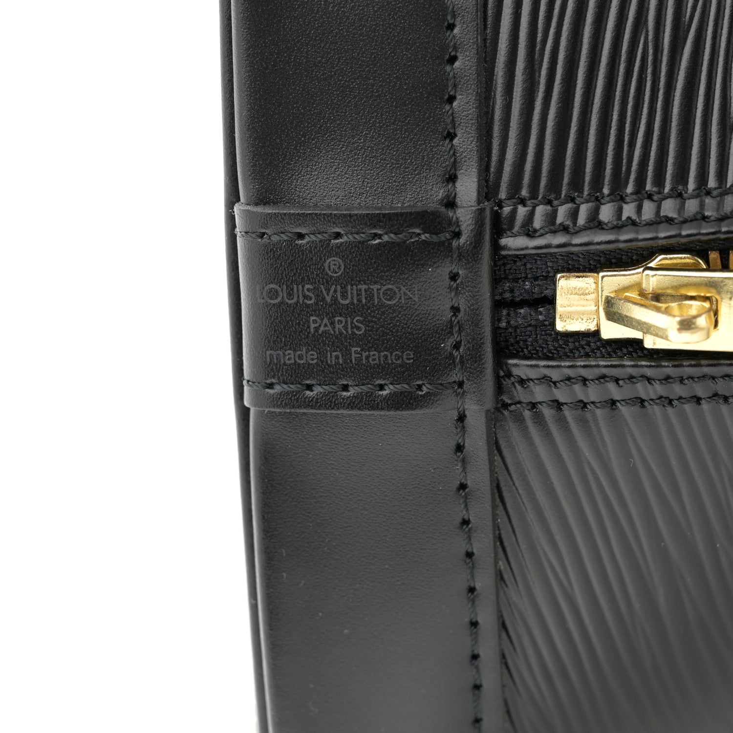 Louis Vuitton Epi Alma PM Black 6 of 10