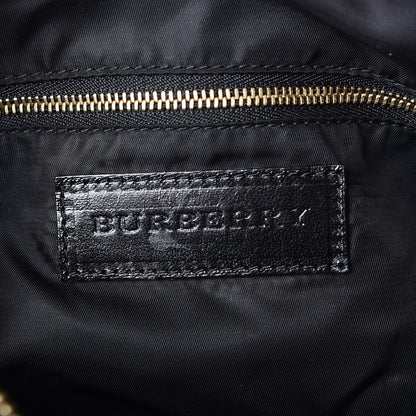 Burberry Beat Check Medium Ellers Satchel Black 8 of 12