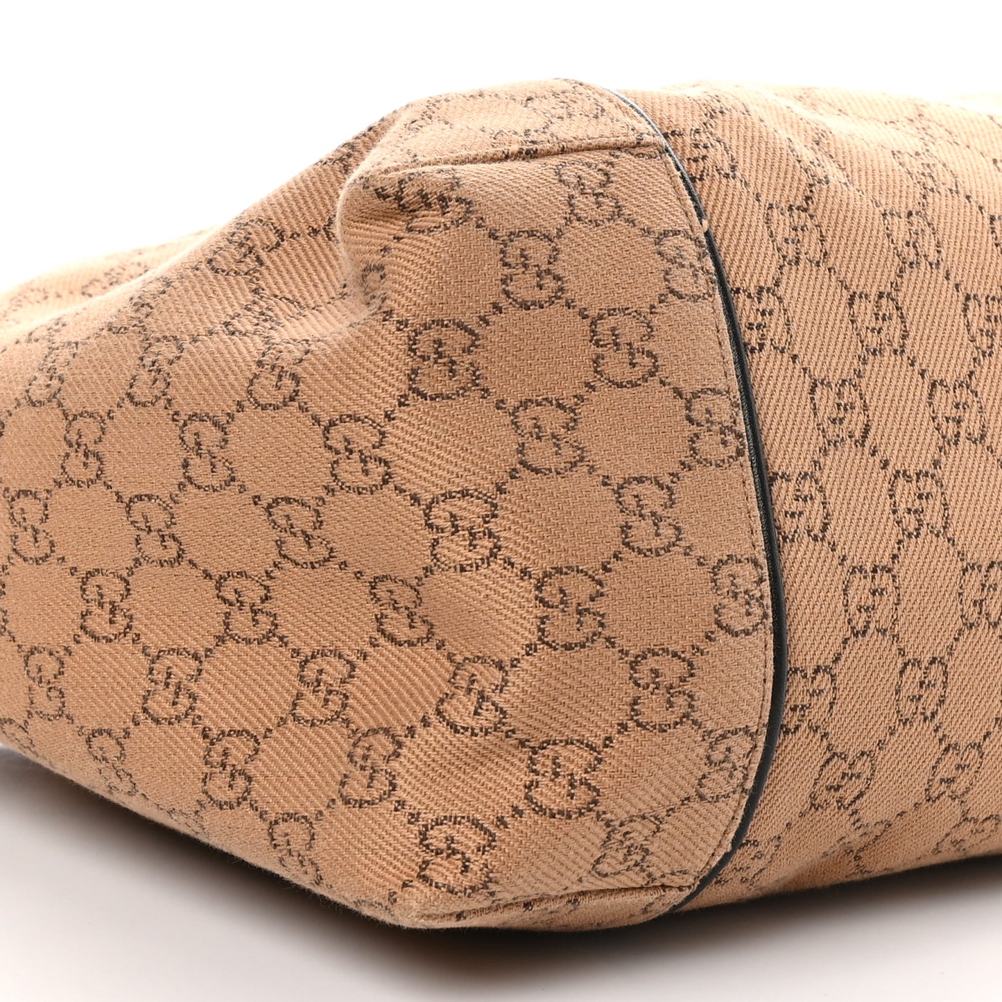 Canvas Monogram Hobo Beige
