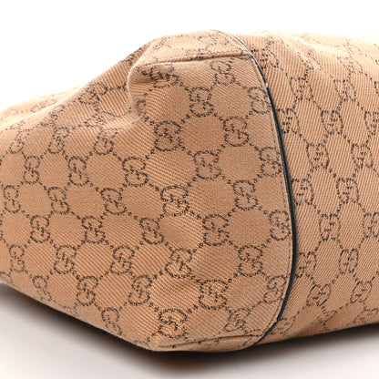 Gucci Canvas Monogram Hobo Beige 8 of 9