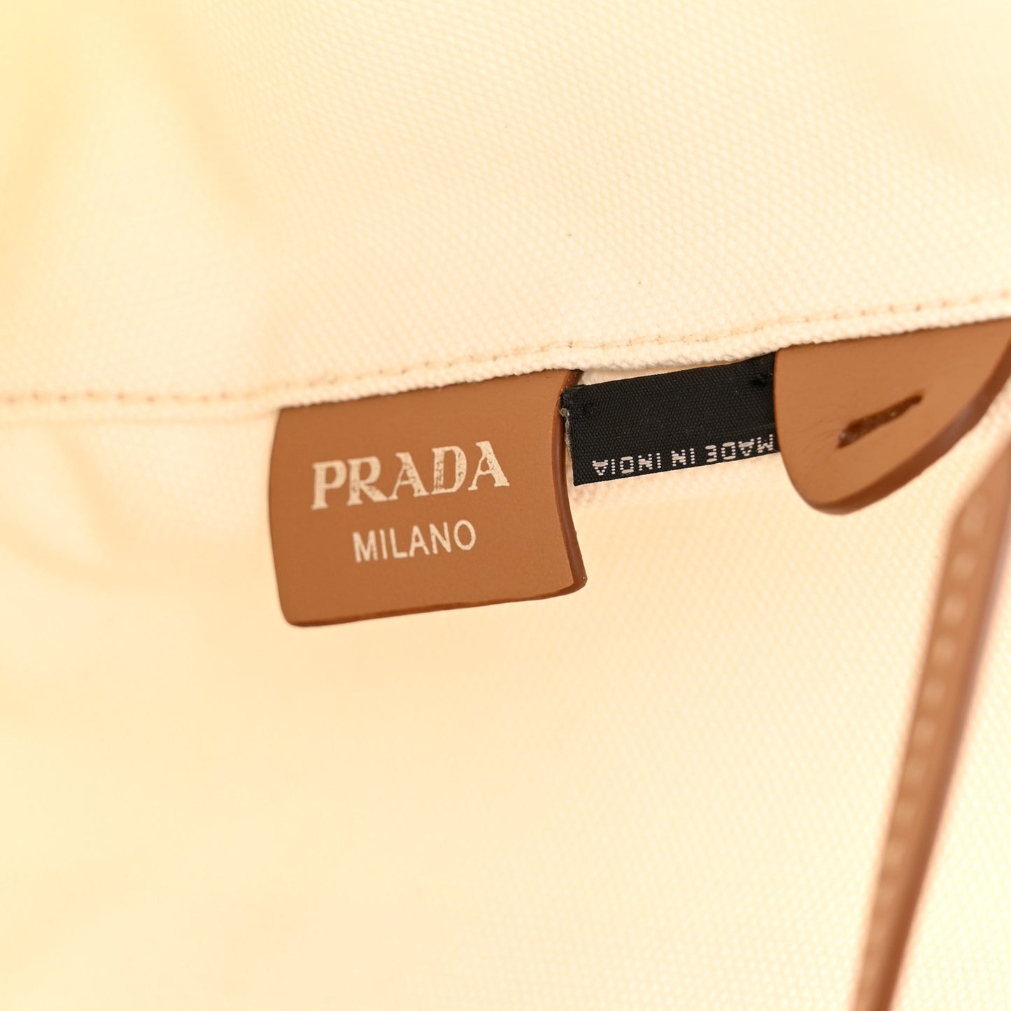Canapa Logo Bucket Tote White
