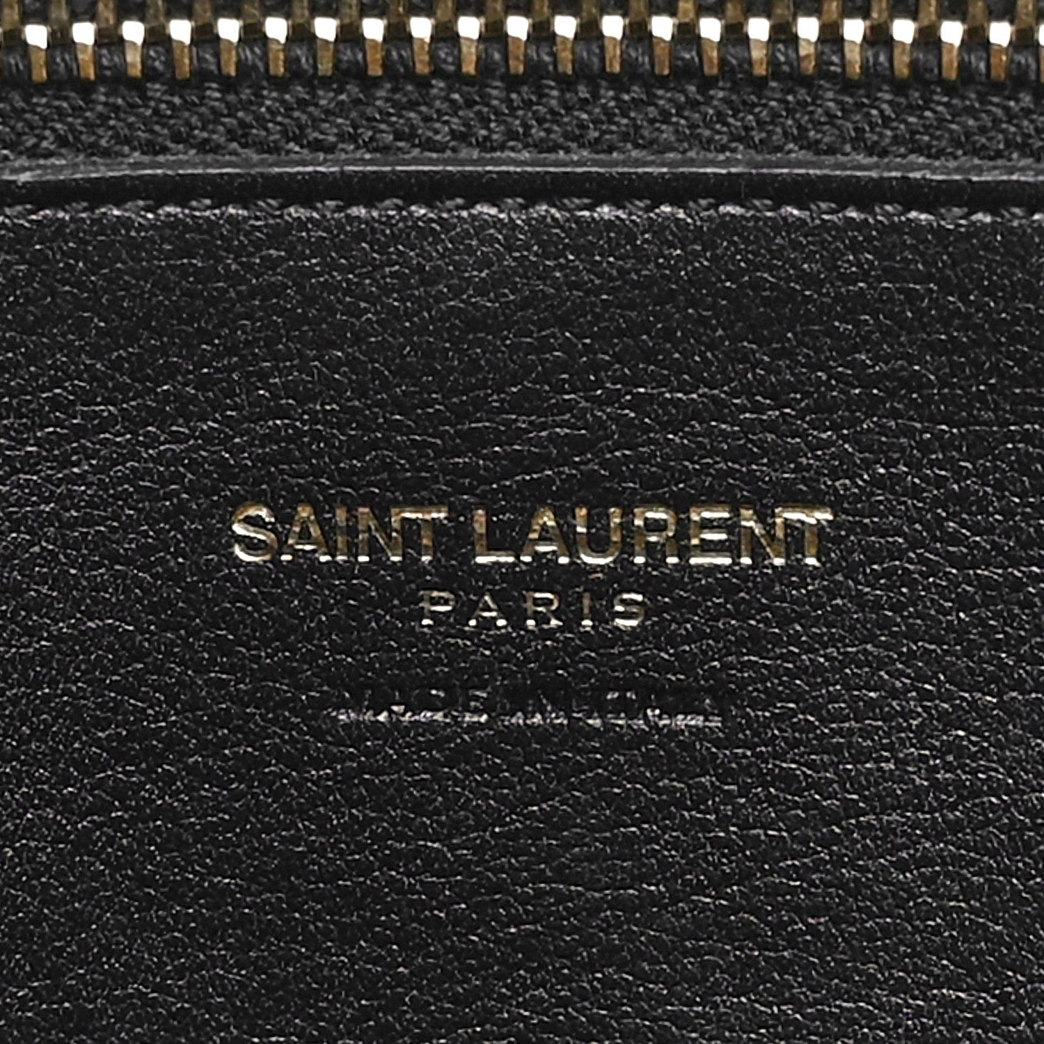 Saint Laurent Smooth Calfskin Medium Monogram Cabas Black 6 of 10