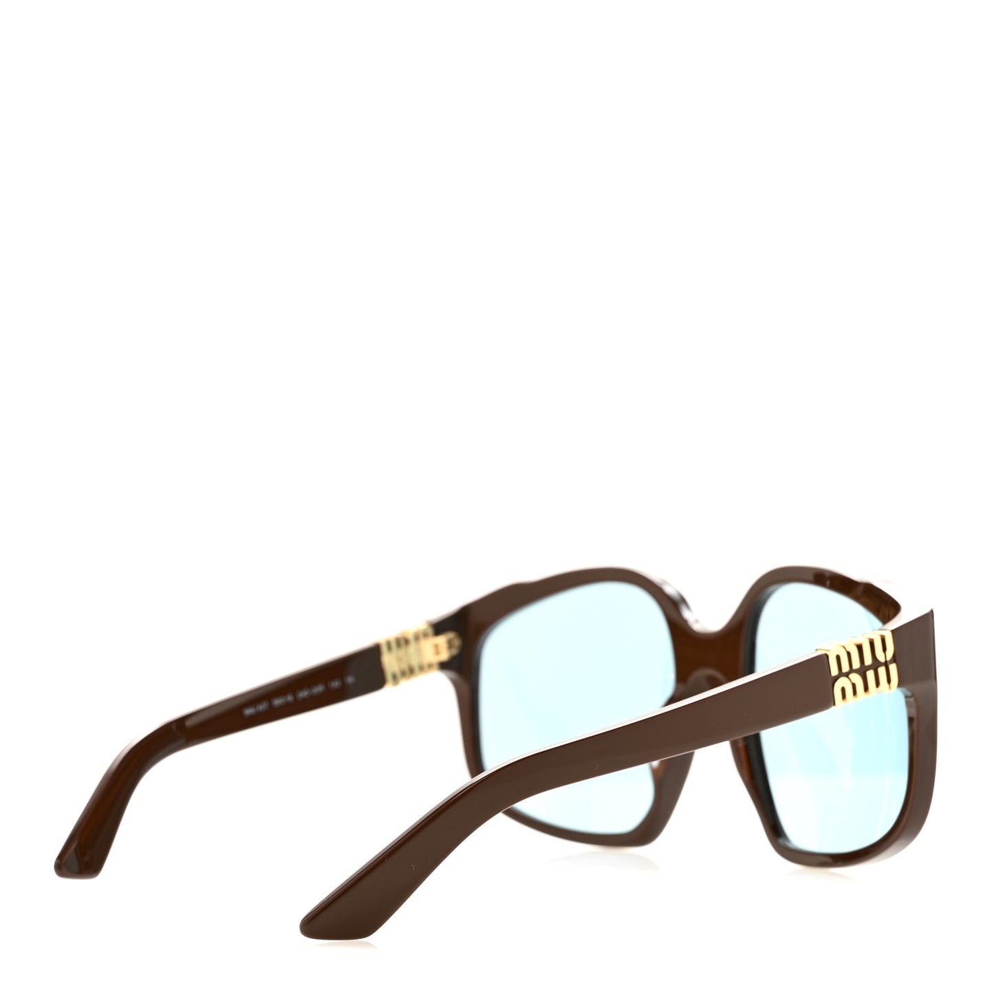 Acetate Square Sunglasses SMU A07 Brown