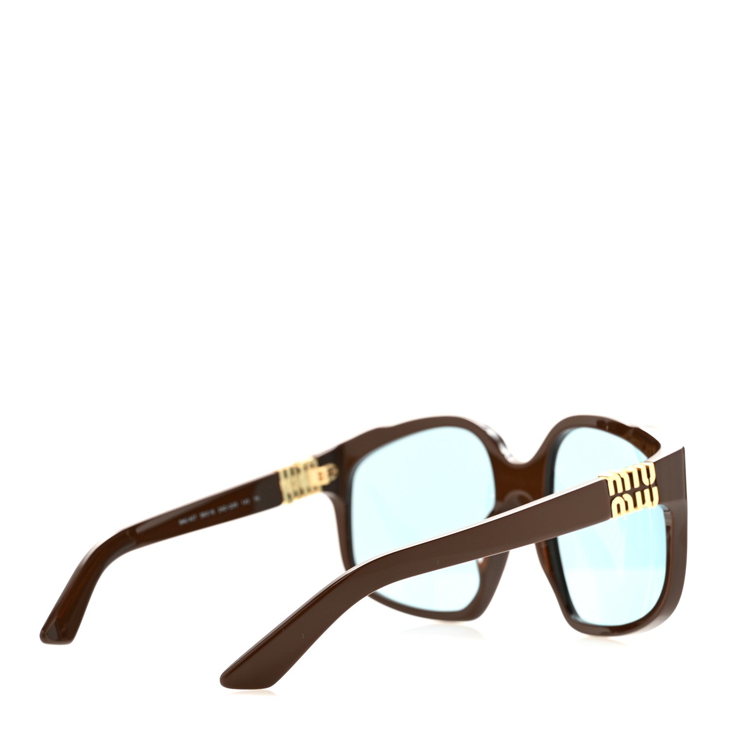 Miu Miu Acetate Square Sunglasses SMU A07 Brown 4 of 8