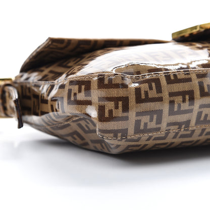 Fendi Vinyl Zucchino Baguette Tobacco 9 of 11