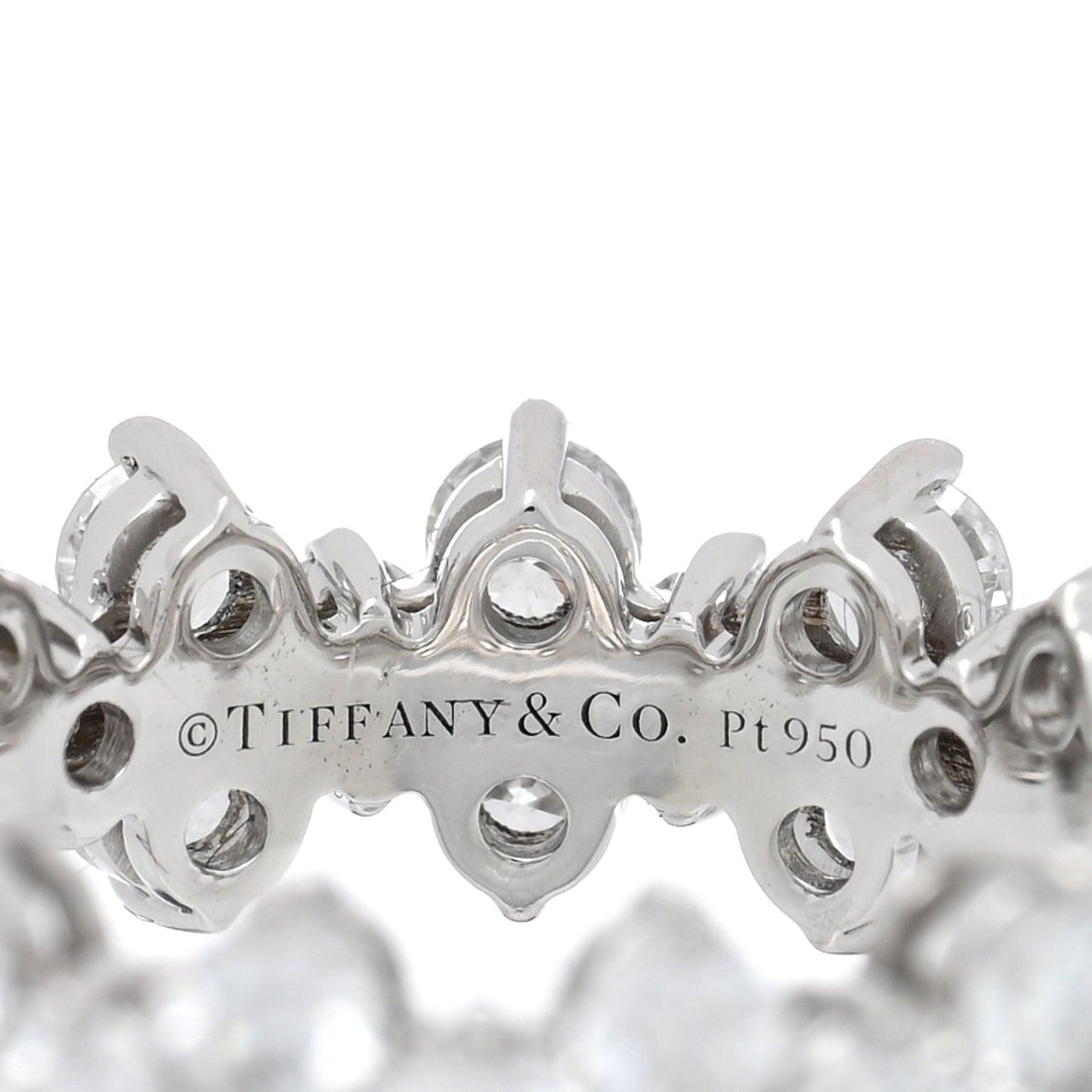 Platinum Diamond Aria Band Ring 46 3.75