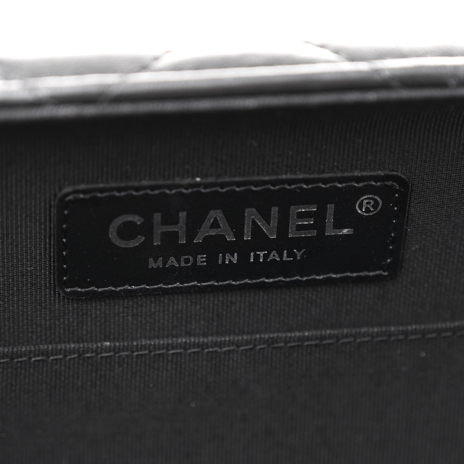 Chanel Quilted Lambskin Metal Bar Clutch Bag Black 6 of 11