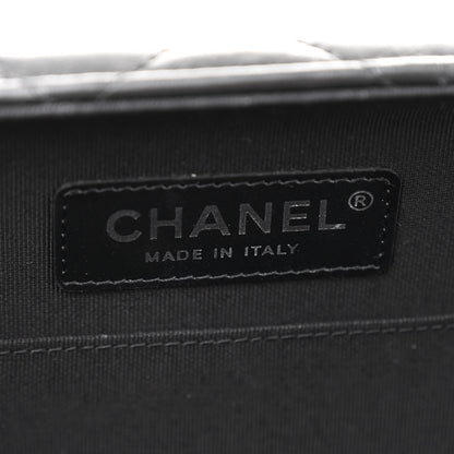 Chanel Quilted Lambskin Metal Bar Clutch Bag Black 6 of 11