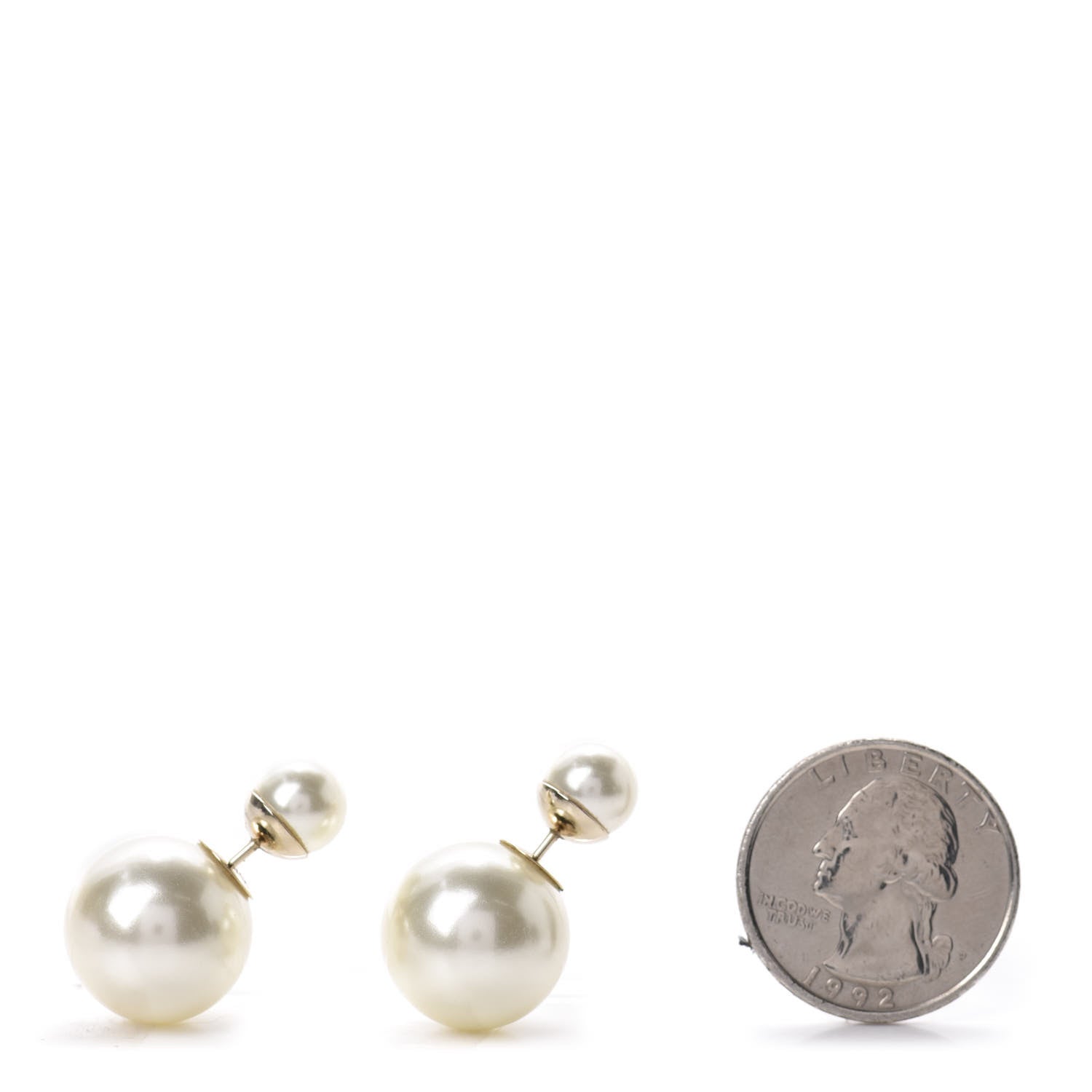Christian Dior Pearl Mise En Dior Tribal Earrings 2 of 5