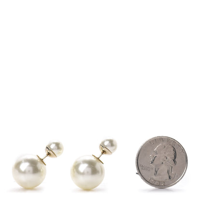Christian Dior Pearl Mise En Dior Tribal Earrings 2 of 5