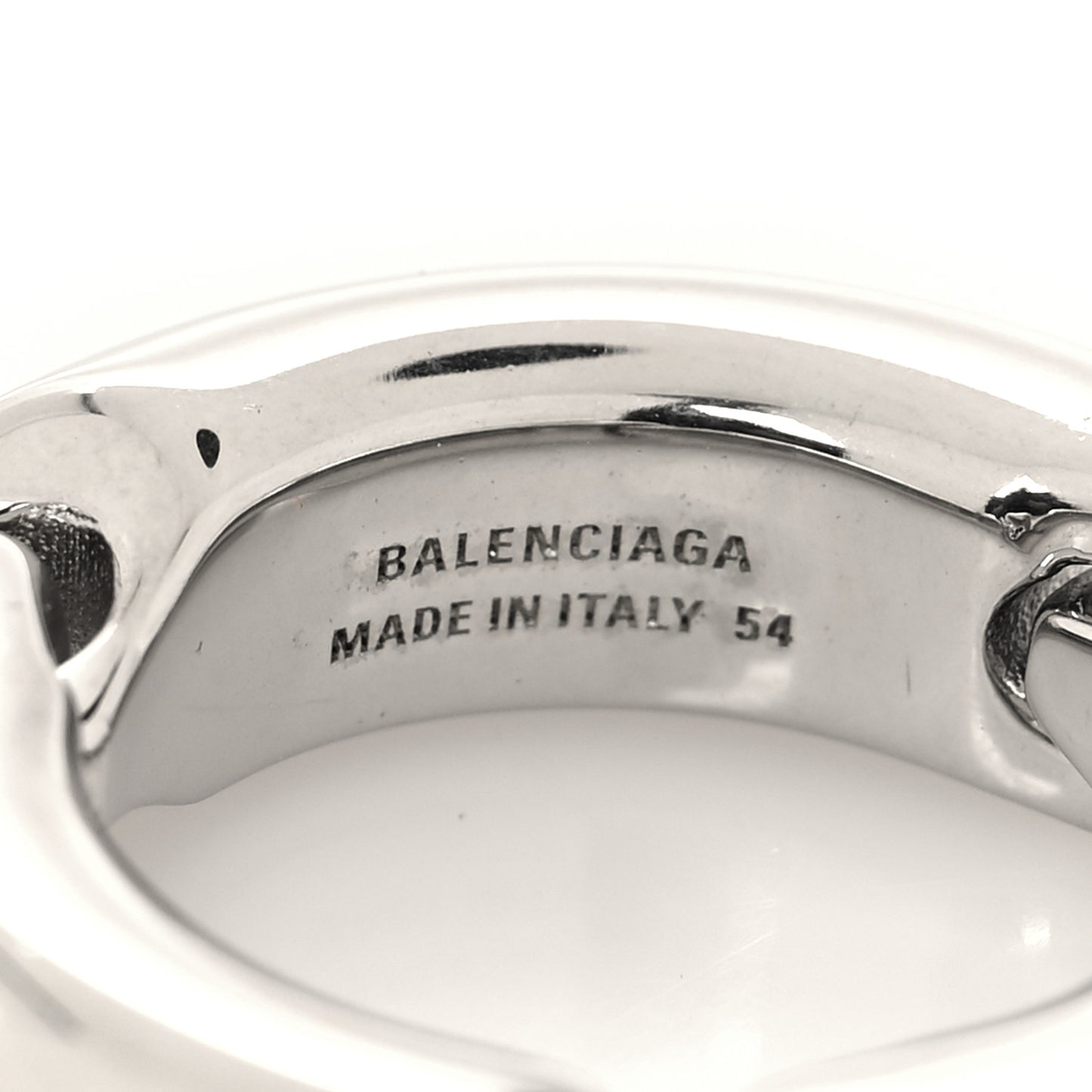 Brass Solid 2.0 Ring 54 7 Silver