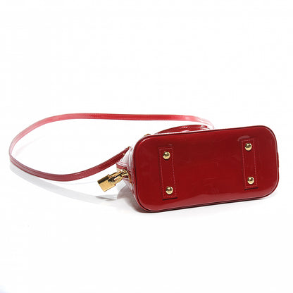 Louis Vuitton Vernis Alma BB Pomme D'Amour 9 of 9
