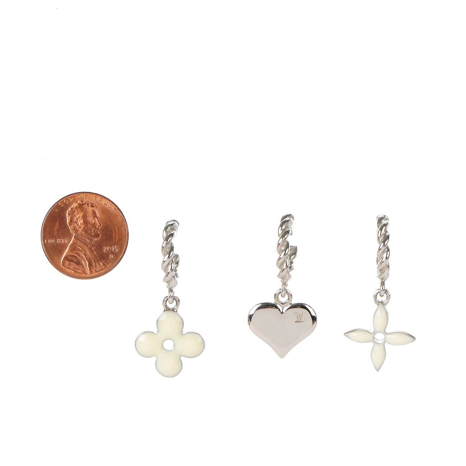 Louis Vuitton Sweet Monogram Earrings White 2 of 4