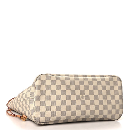 Louis Vuitton Damier Azur Neo Neverfull MM Rose Ballerine 4 of 11