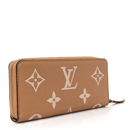 Louis Vuitton Empreinte Monogram Giant Clemence Wallet Arizona Creme 3 of 6