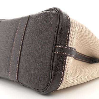 Hermes Buffle Skipper Toile Garden Party 30 TPM Marron Fonce 10 of 13