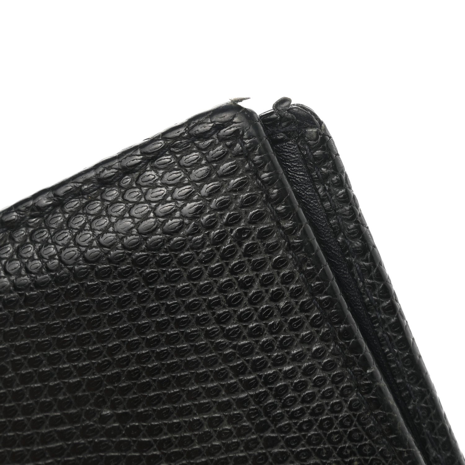 Gucci Lizard Bi-Fold Wallet Black 9 of 10