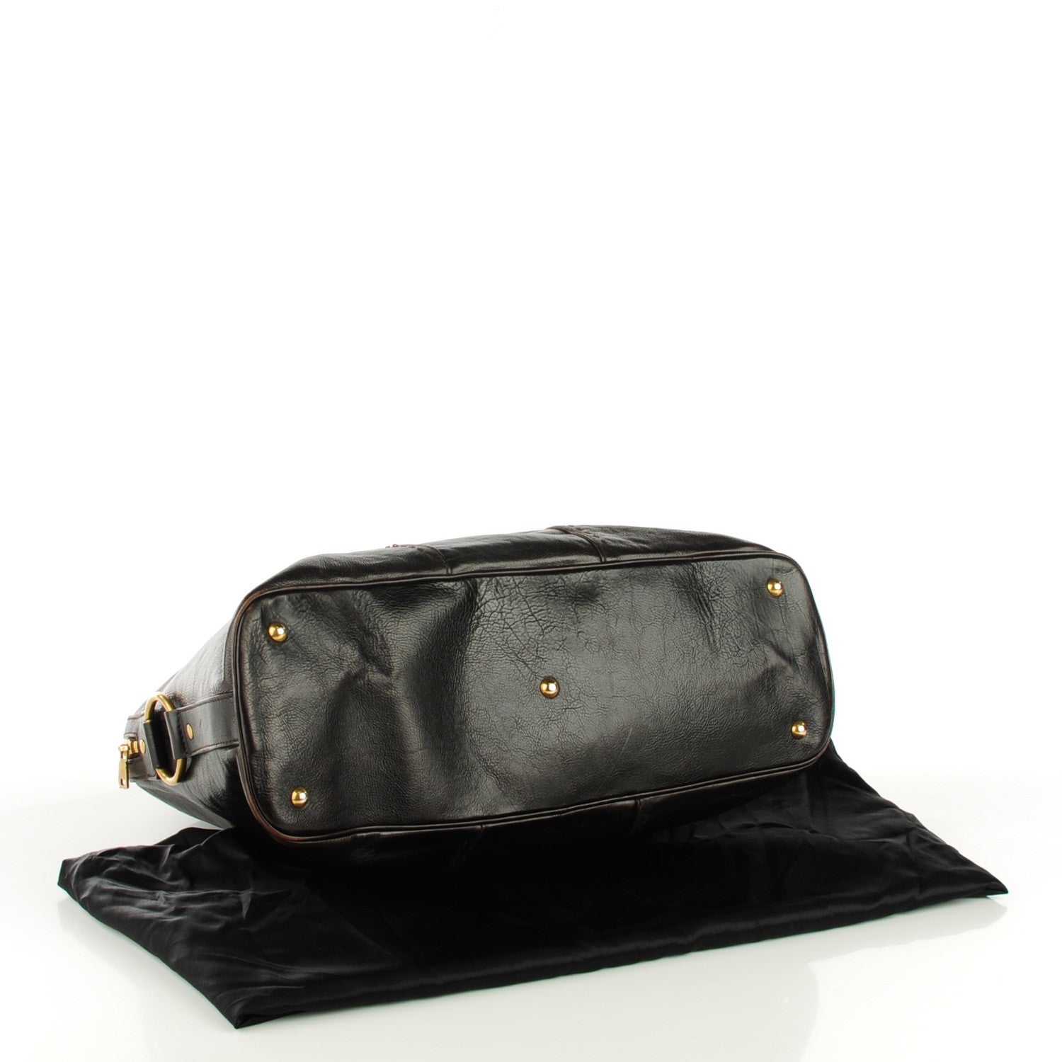 Saint Laurent Calfskin Oversized Muse Brown 5 of 10