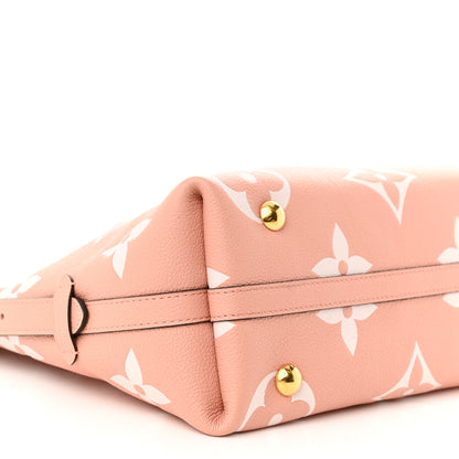 Louis Vuitton Empreinte Monogram Giant CarryAll PM Trianon Pink Cream 8 of 9
