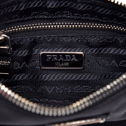 Prada Tessuto Nylon Pouch Set Royal Black 6 of 14
