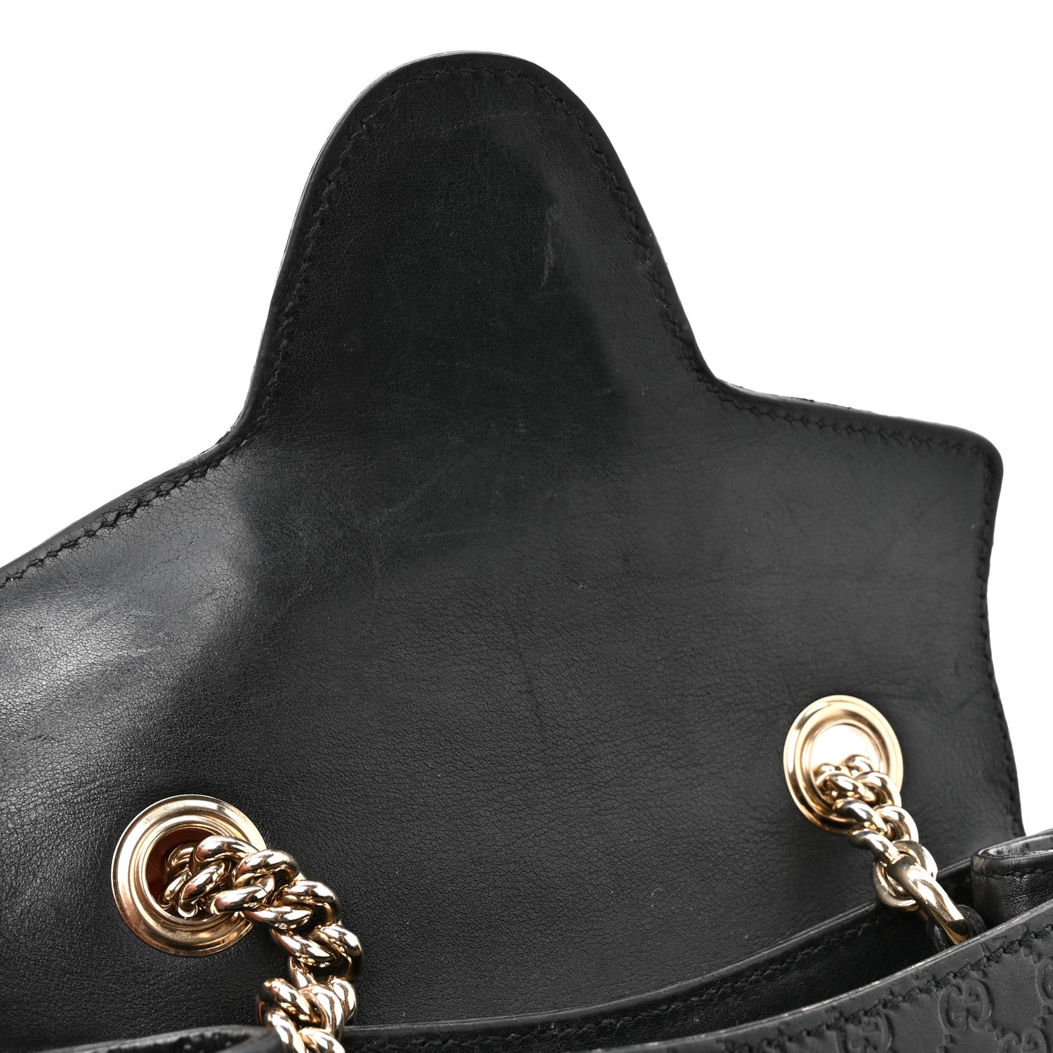 Gucci Microguccissima Mini Emily Chain Shoulder Bag Black 1823174