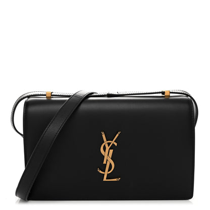 Saint Laurent Calfskin Monogram Small Dylan Shoulder Bag Black 1 of 11